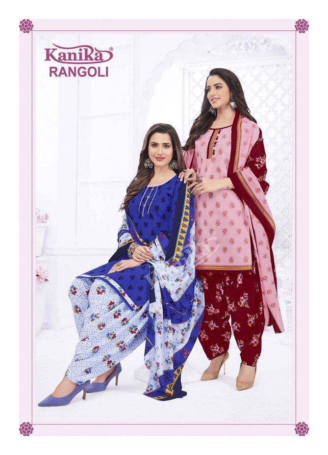 Rangoli Vol 17 By Kanika Readymade Cotton Salwar Suits Catalog